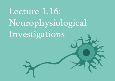 1.16 Neurophysiological Investigations of the Spine