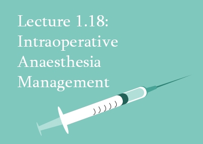 1.18 Intraoperative Anaesthesia Management during Spine Surgery